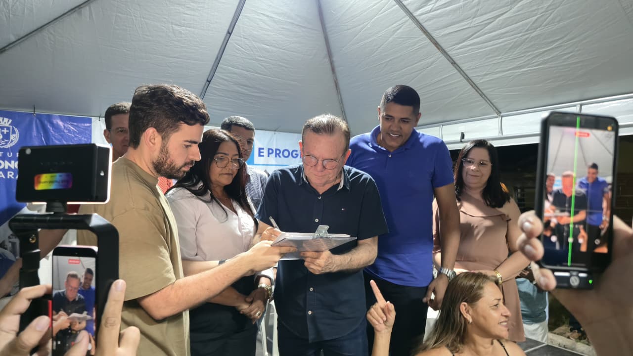 Prefeito Jaime Calado inaugura pavimentação de três ruas no Conjunto do IFRN e autorizada ampliação da escola do bairro Arvoredo