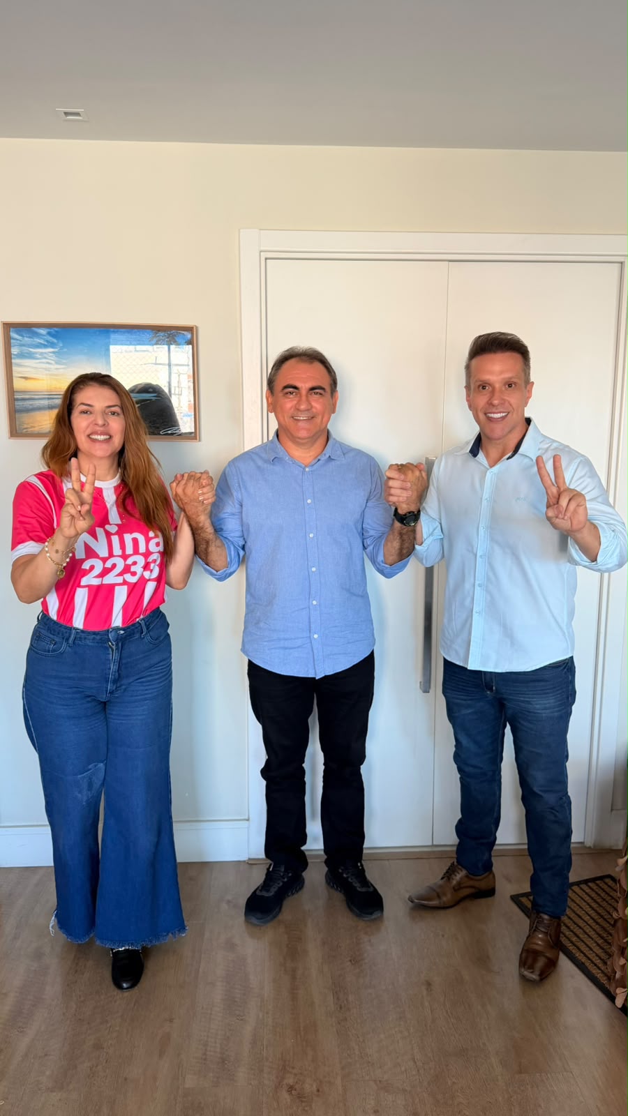 Eriko Jácome amplia apoios na reta final e recebe adesão de Cosmo Mariz