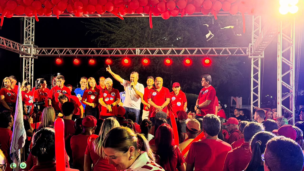Galeno se consolida como um dos mais fortes para estadual com grande mobilização em Governador Dix-Sept Rosado
