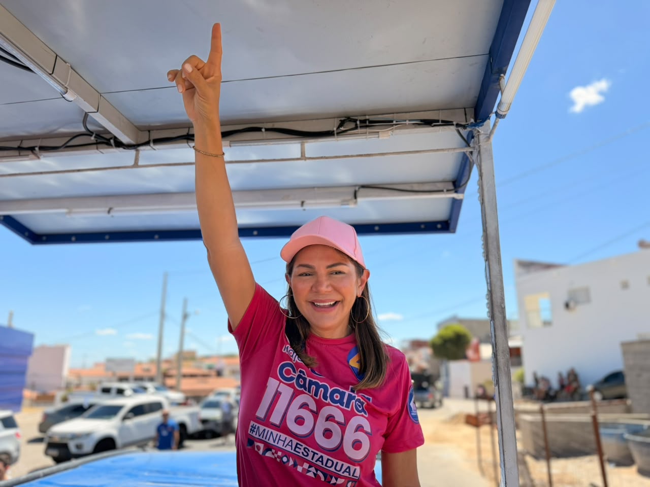 Major Carla Câmara percorre oito municípios do Seridó durante Caravana do Azulão neste domingo (27)