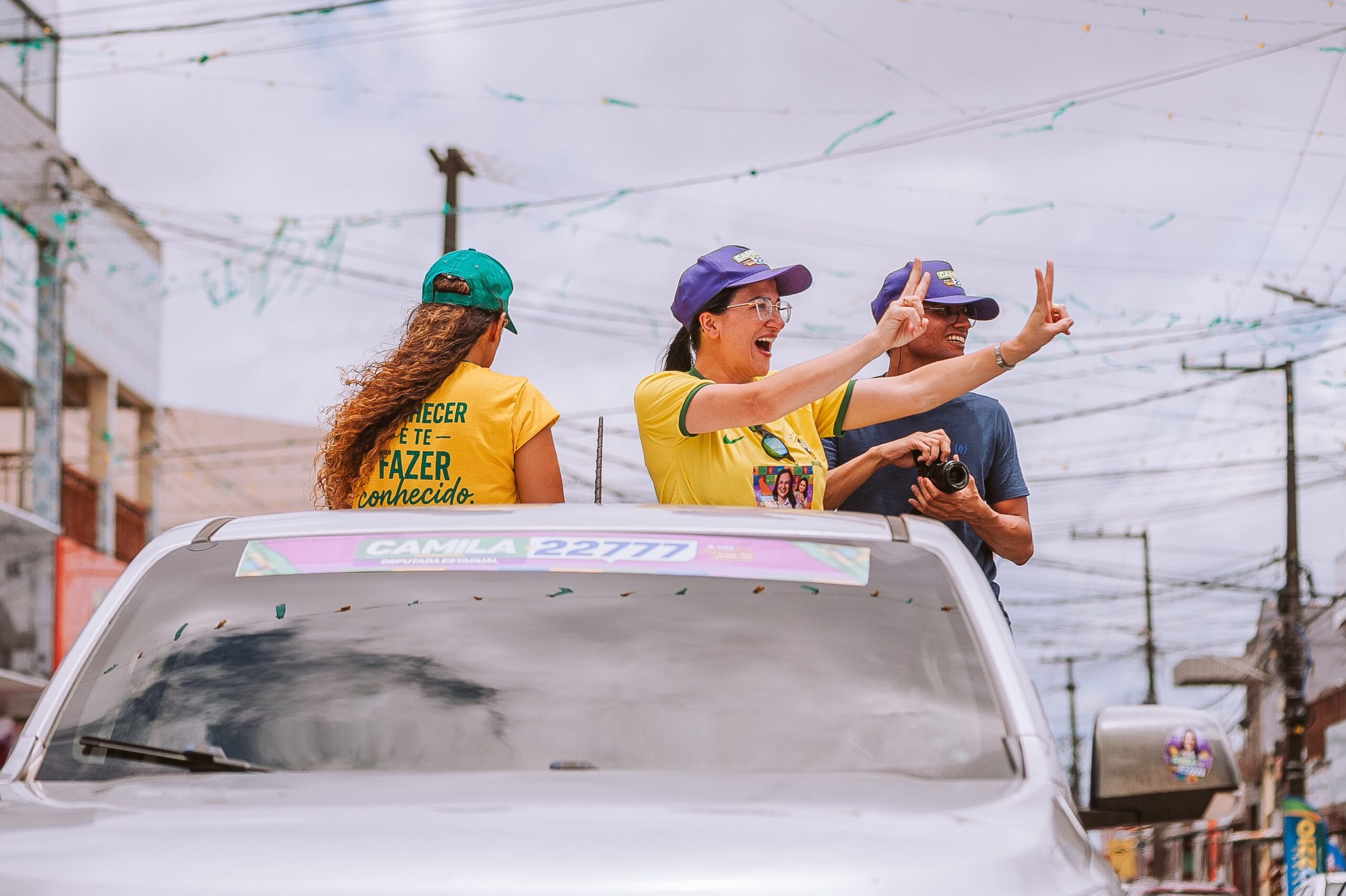 Camila realiza grande carreata pelos bairros da zona Oeste de Natal
