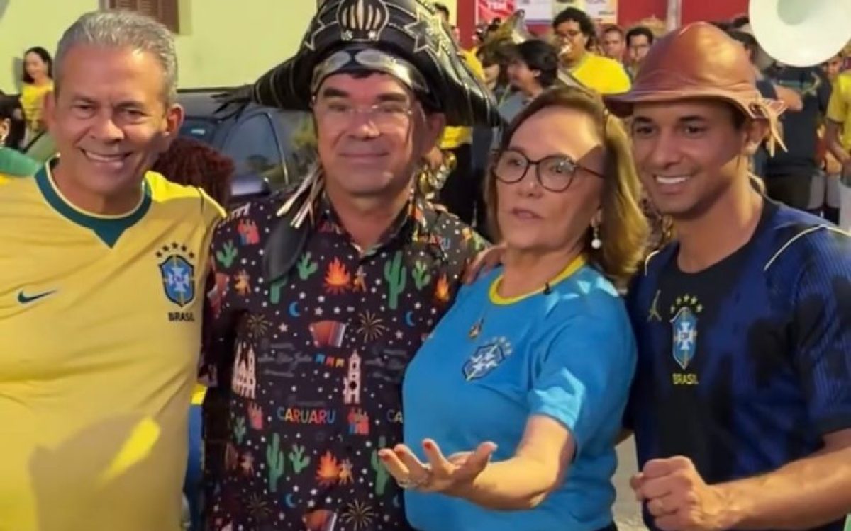 Allyson Bezerra acompanhou primeiro jogo do Brasil e participou de caminhada pelas ruas do bairro