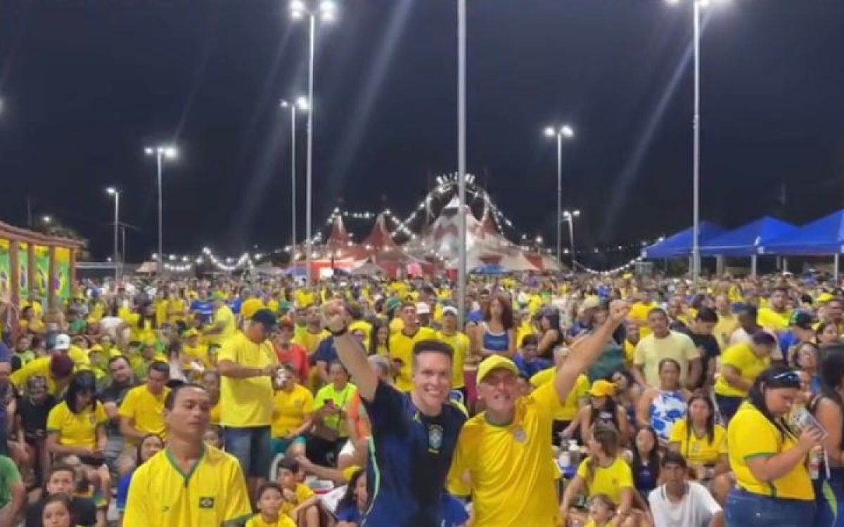 Ao lado da população, Érico Jácome acompanhou primeiro jogo da seleção em Natal