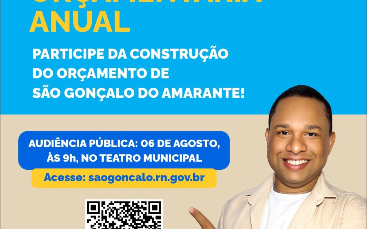 Prefeitura de São Gonçalo disponibiliza formulário digital para participação popular na LOA 2027