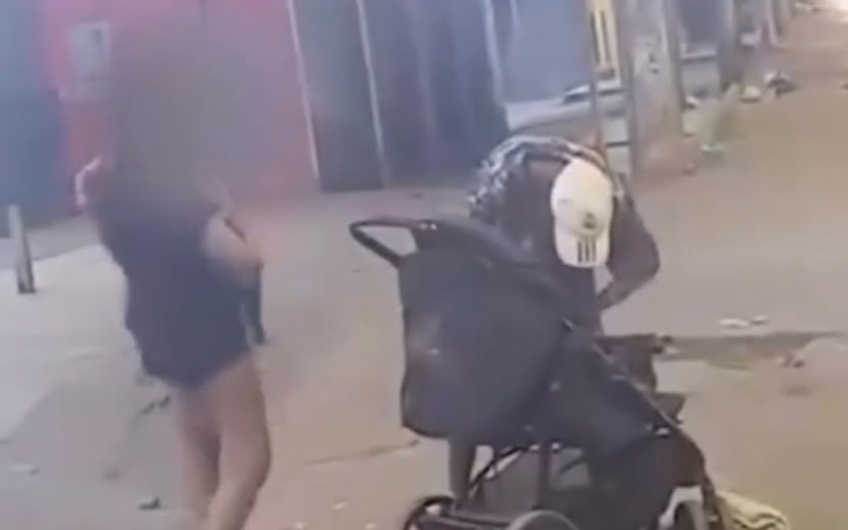 Bebê cai de cabeça no chão após ser derrubado por mulher com sinais de embriaguez