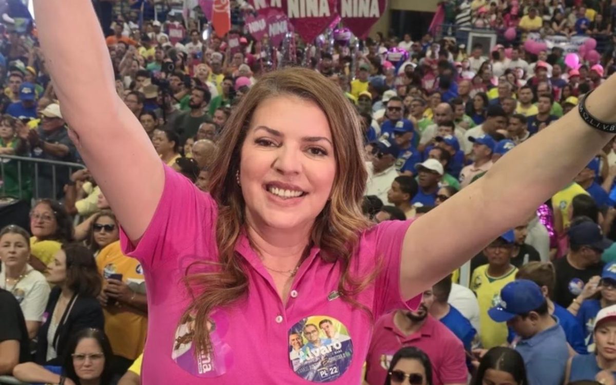 Nina Souza agora é candidata a Deputada Federal